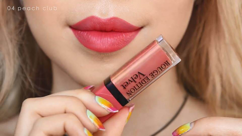 Son Bourjois Rouge Edition Velvet màu màu hồng đào 04 – Peach Club