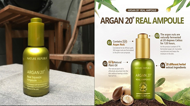 Oil Ampoule Argan 20 của Nature Republic