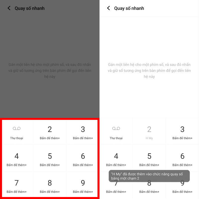 Cài đặt phím tắt để thực hiện cuộc gọi nhanh hơn