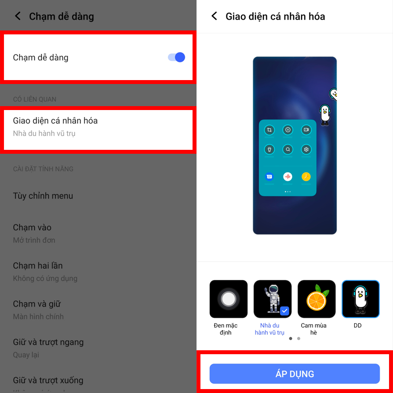 Cá nhân hóa điện thoại 