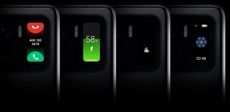 Xiaomi Mi 11 Ultra có màn hình phụ mặt sau tương tự như màn hình của vòng đeo tay thông minh Mi Band 5 Xiaomi Mi 11 Ultra có màn hình phụ mặt sau tương tự như màn hình của vòng đeo tay thông minh Mi Band 5