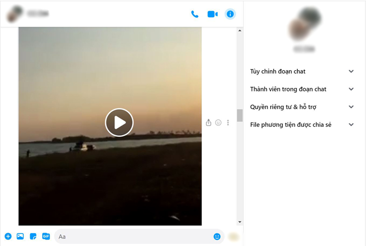 Cách tải video từ Messenger về máy tính và điện thoại cực kì đơn giản > Cách tải video từ messenger về máy tính