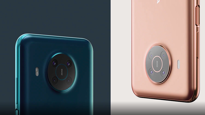 Nokia X20 có thiết kế đơn giản và khá quen thuộc
