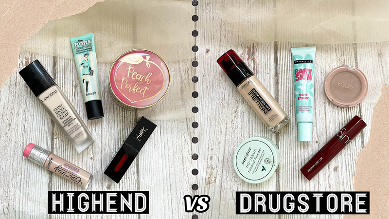 Nên mua dùng mỹ phẩm Highend hay Drugstore