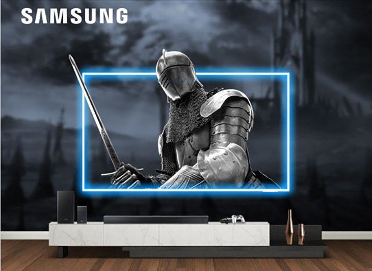 Samsung QX2 Ultra-thin Gaming TV.