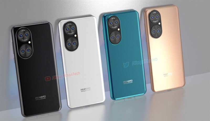 Thiết kế rò tỉ của Huawei P50 