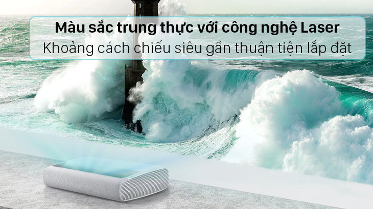 Máy chiếu Samsung - hình ảnh chân thât, khoảng cách chiếu gần