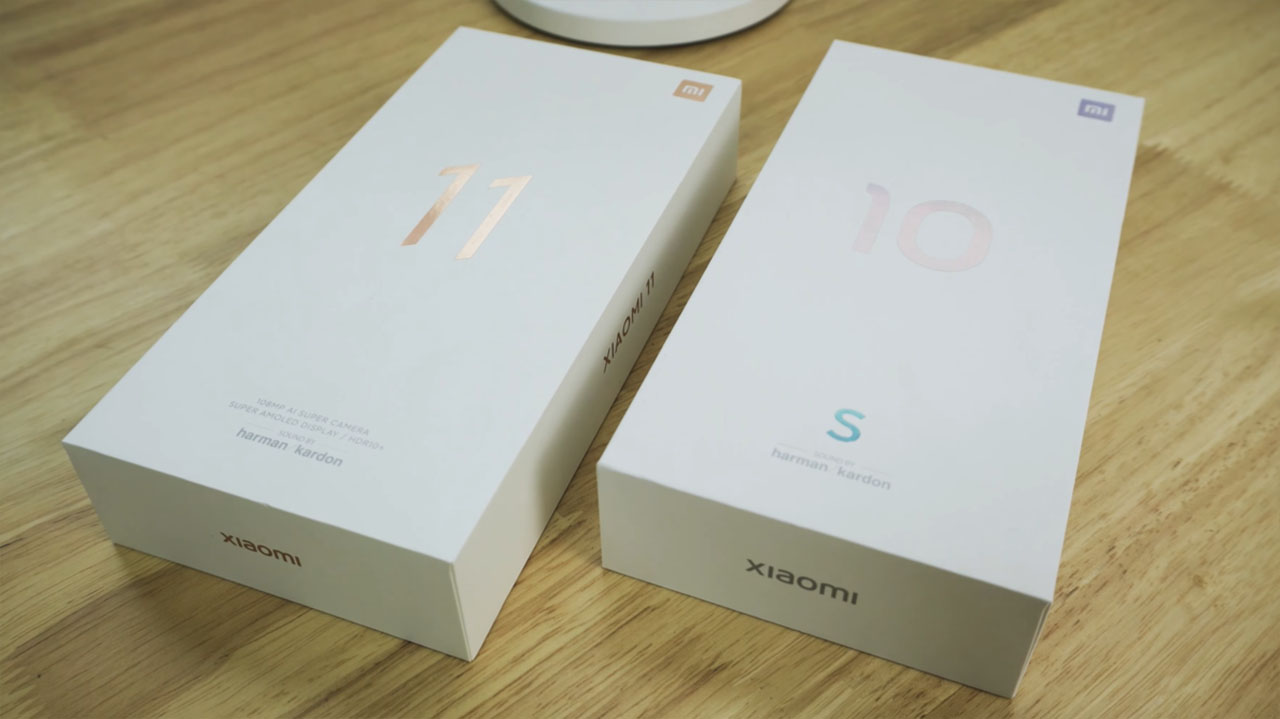 Hộp đựng của Xioami Mi 10s tương đồng với Mi 11