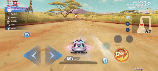Trải nghiệm chơi Zing Speed Mobile trên OPPO A54.