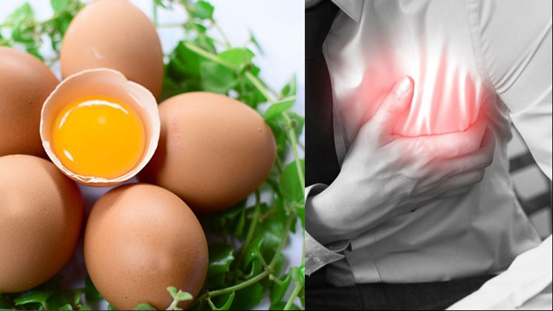 Ăn trứng gà sống mắc bệnh tim mạch