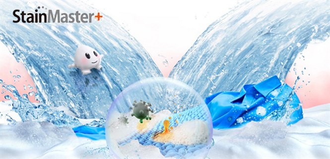 Diệt khuẩn 99.99% với giặt nước nóng StainMaster+ trên máy giặt Panasonic