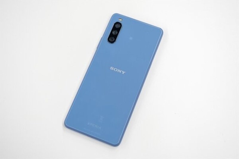 Mặt lưng của Sony Xperia 10 Mark III. Mặt lưng của Sony Xperia 10 Mark III.