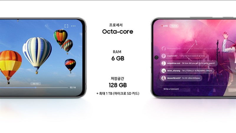 Samsung Galaxy Quantum2 được trang bị bộ RAM 6GB và bộ nhớ trong 128 GB