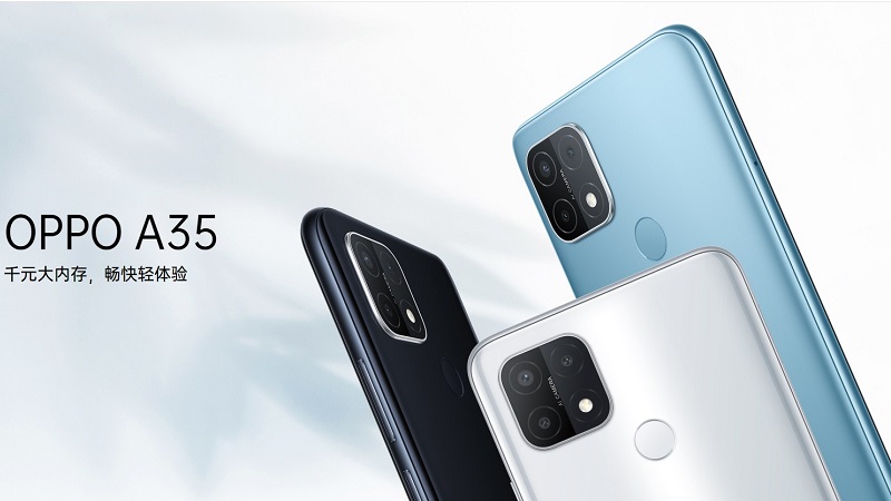 Smartphone giá rẻ OPPO A35 ra mắt: Chip Helio P35, 3 camera sau, pin 4.230mAh và chạy Android 11 Smartphone giá rẻ OPPO A35 ra mắt: Chip Helio P35, 3 camera sau, pin 4.230mAh và chạy Android 11