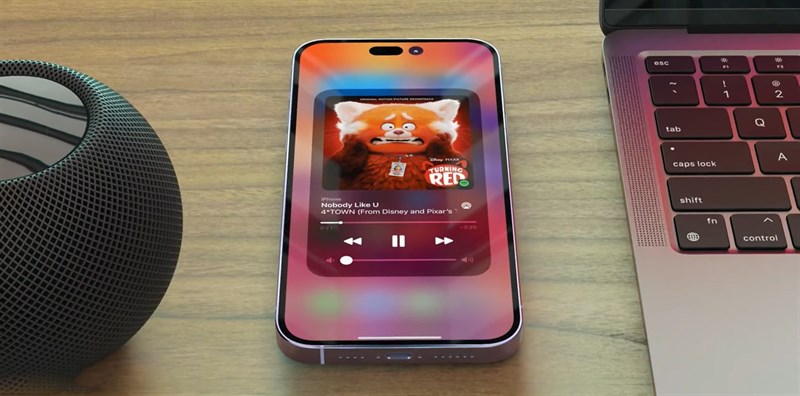 Các viền màn hình xung quanh của iPhone 14 Pro Max được làm tương đối mỏng. Nguồn: YouTube TechDroider. Các viền màn hình xung quanh của iPhone 14 Pro Max được làm tương đối mỏng. Nguồn: YouTube TechDroider.