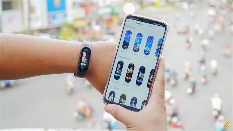 Mi Smart Band 6 có màn hình kích thước lớn.