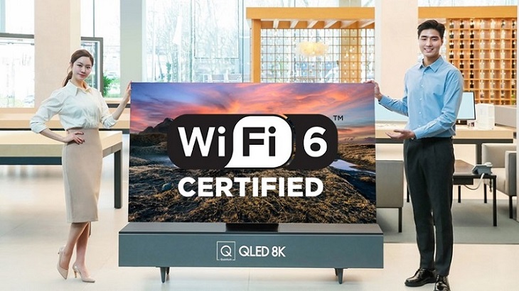 Tivi Samsung 8K QLED Y21 hỗ trợ Wi-fi 6E