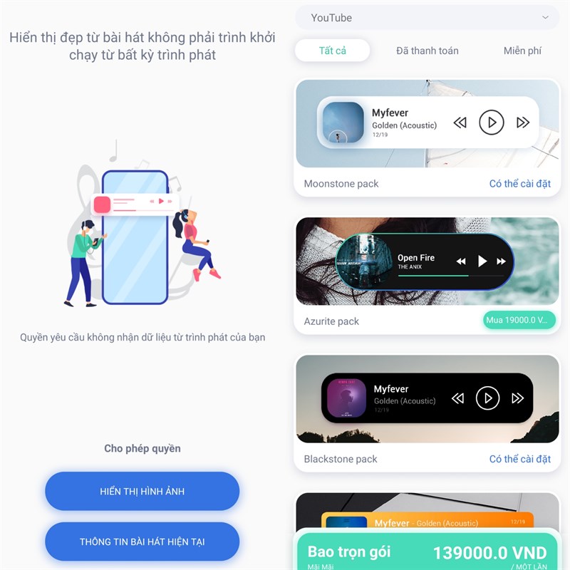 Widget hỗ trợ chơi nhạc đỉnh cao