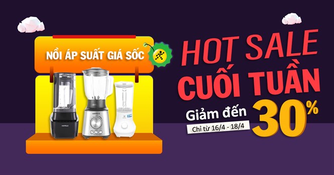 Hot sale cuối tuần, mua ngay 7 mẫu máy xay - ép trái cây giảm đến 30% cho mùa hè