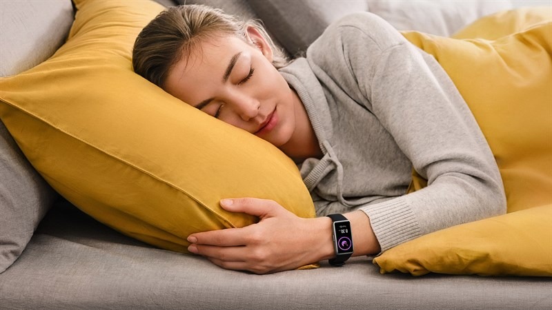 Huawei Band 6 cho chất lượng giấc ngủ sâu và êm nhẹ Huawei Band 6 cho chất lượng giấc ngủ sâu và êm nhẹ