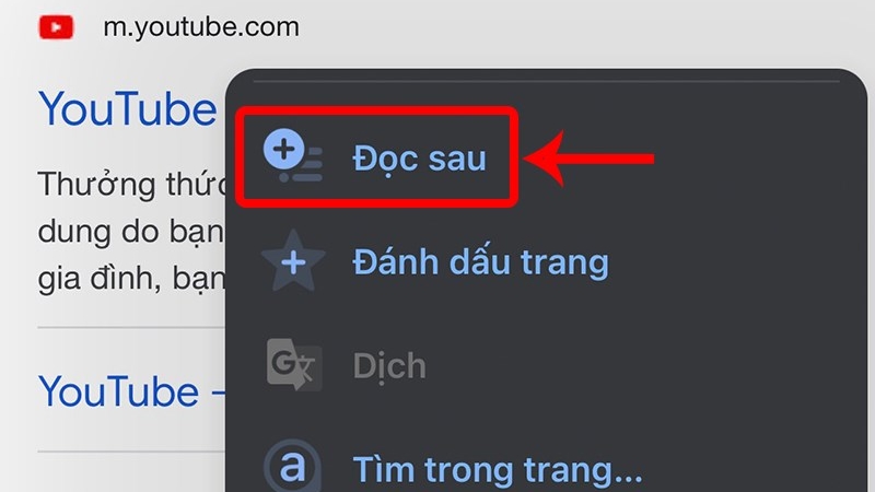 tính năng Reading list mới của Chrome