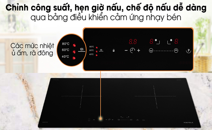 Bếp từ Hafele có tốt không? Có nên mua không? > Đa dạng tính năng thông minh