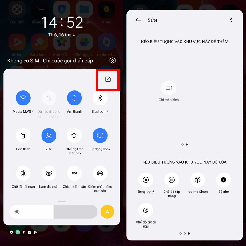 Thêm bớt và chỉnh sửa các tính năng cho bảng thông báo