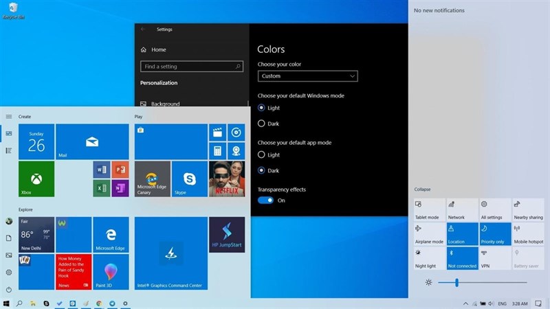Kết hợp Dark Mode với Light Mode Kết hợp Dark Mode với Light Mode