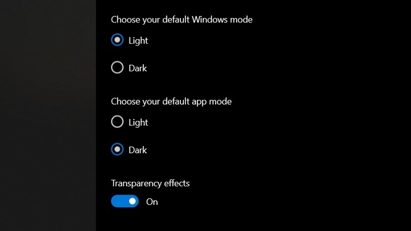 Kết hợp Dark Mode với Light Mode