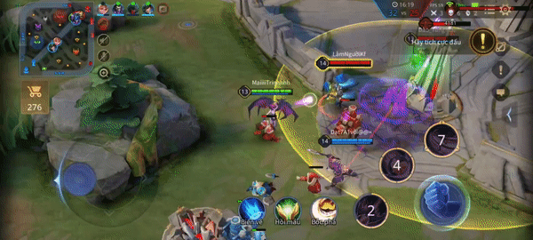 Trải nghiệm tựa game Liên Quân Mobile trên Galaxy A51 sau khi được cập nhật lên OneUI 3.0 mượt mà hơn rất nhiều.