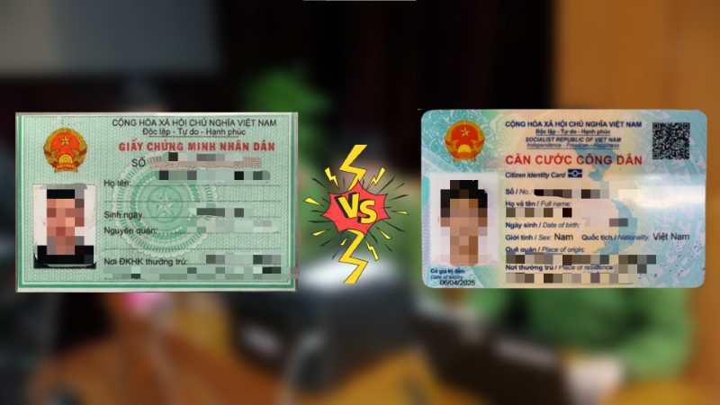 Những điểm khác biệt cơ bản giữa thẻ căn cước công dân gắn chip (CCCD) và chứng minh nhân dân Những điểm khác biệt cơ bản giữa thẻ căn cước công dân gắn chip (CCCD) và chứng minh nhân dân