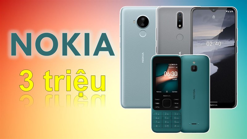 Có nên mua điện thoại Nokia dưới 3 triệu? Gửi bạn câu trả lời và 6 mẫu điện thoại Nokia rẻ nhất tại TTBH, bền bỉ và chất lượng