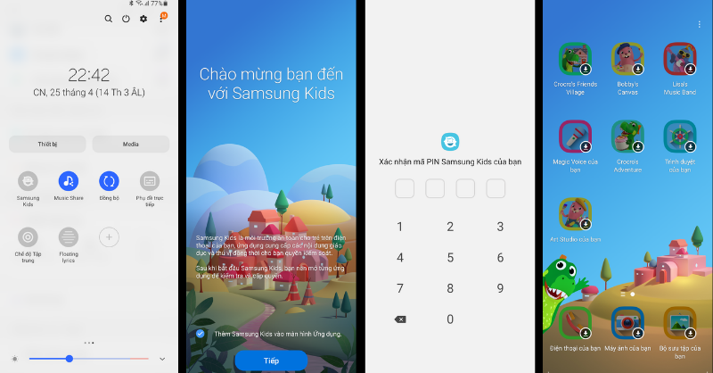 Tính năng Samsung Kids trên Galaxy A32 chạy One UI 3.1. Tính năng Samsung Kids trên Galaxy A32 chạy One UI 3.1.