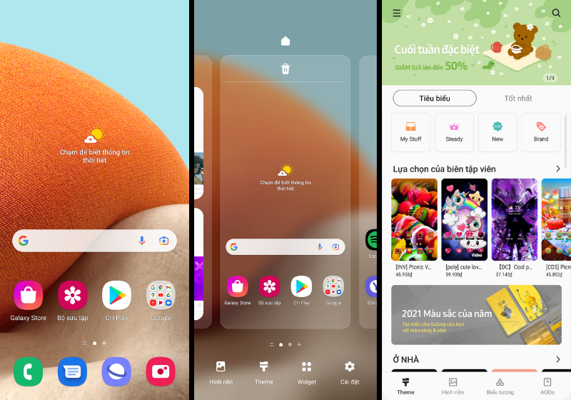 Cách để vào Galaxy Themes trên chiếc smartphone Galaxy. Cách để vào Galaxy Themes trên chiếc smartphone Galaxy.