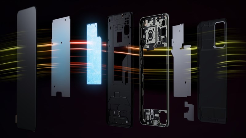 Realme Q3 Pro được trang bị thêm công nghệ tản nhiệt Realme Q3 Pro được trang bị thêm công nghệ tản nhiệt