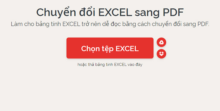 3 cách chuyển file Excel sang PDF online/offline nhanh, chi tiết nhất > Giao diện Ilovepdf