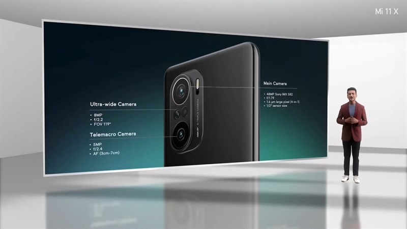 Cụm 3 camera trên XIaomi Mi 11X