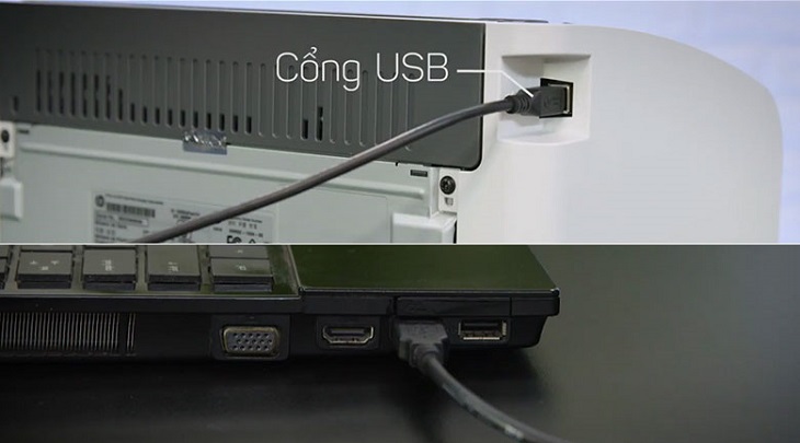 Kiểm tra cáp nối và cổng USB