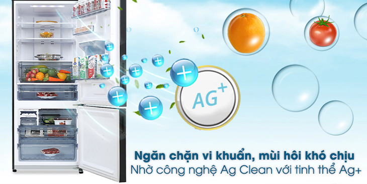 Công nghệ kháng khuẩn Ag Clean với tinh thể bạc Ag+