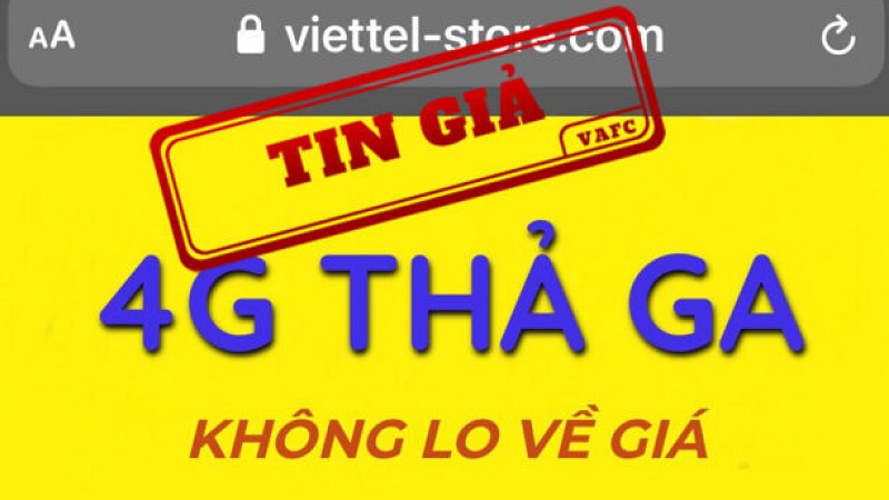Website giả mạo Viettel rất tinh vi để bán SIM 4G, mọi người cẩn thận Website giả mạo Viettel rất tinh vi để bán SIM 4G, mọi người cẩn thận