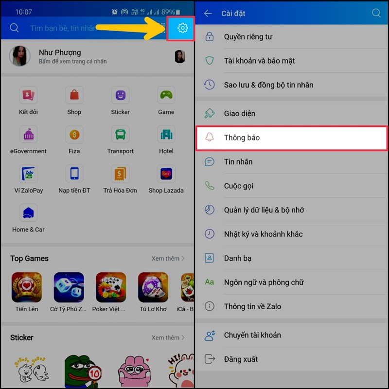 Chặn thông báo nhật ký hay thông báo khoảnh khắc tránh bị làm phiền