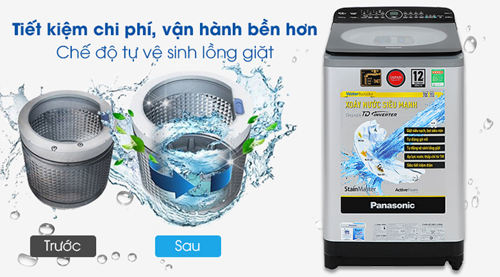 Chức năng tự vệ sinh lồng giặt
