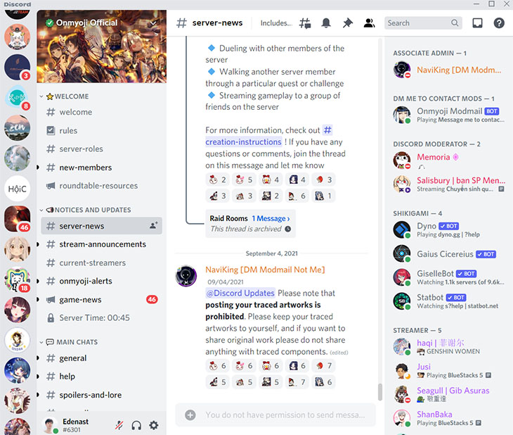 Discord là gì? Hướng dẫn sử dụng Discord cho người mới > Discord cũng được tối ưu về phần giao diện