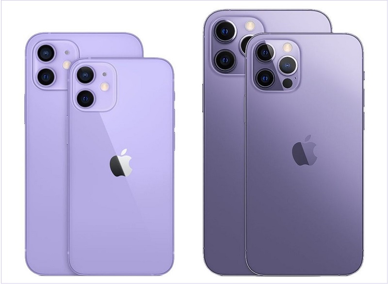 iPhone 12 Pro và iPhone 12 Pro Max màu tím trông sẽ như thế nào