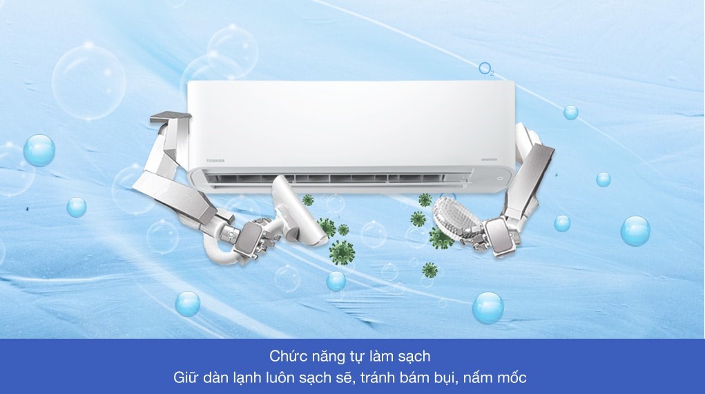 Máy lạnh Toshiba Inverter 1 HP RAS-H10D2KCVG-V 