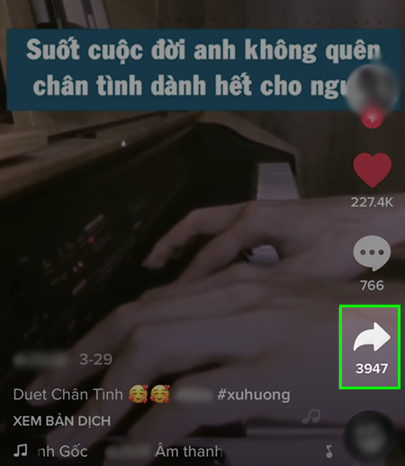 Cách để quay video Duet - quay cùng người khác trên TikTok đơn giản > Cách quay video Duet trên TikTok có tiếng