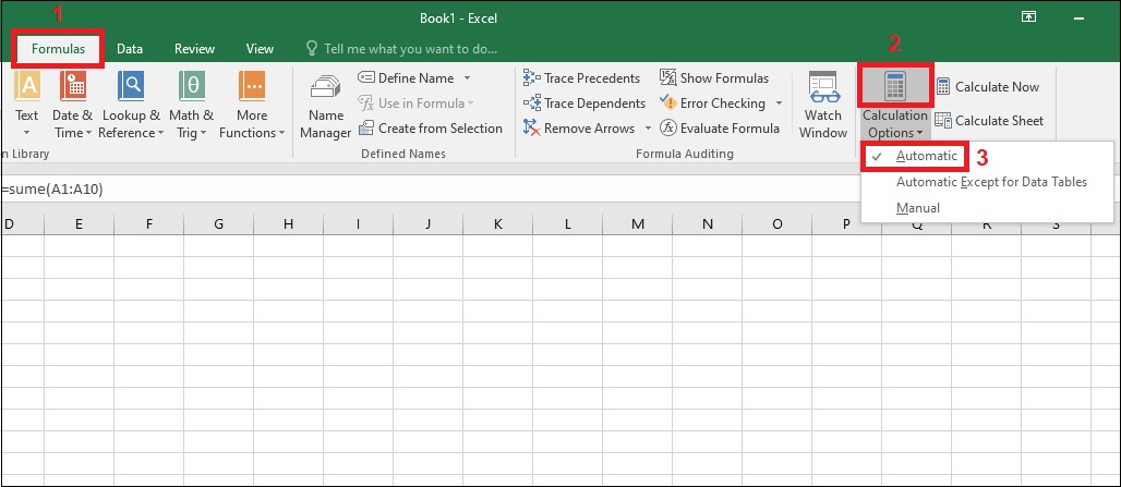 Cách dùng hàm SUM trong Excel để tính tổng