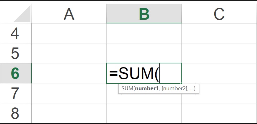 Cách dùng hàm SUM trong Excel để tính tổng