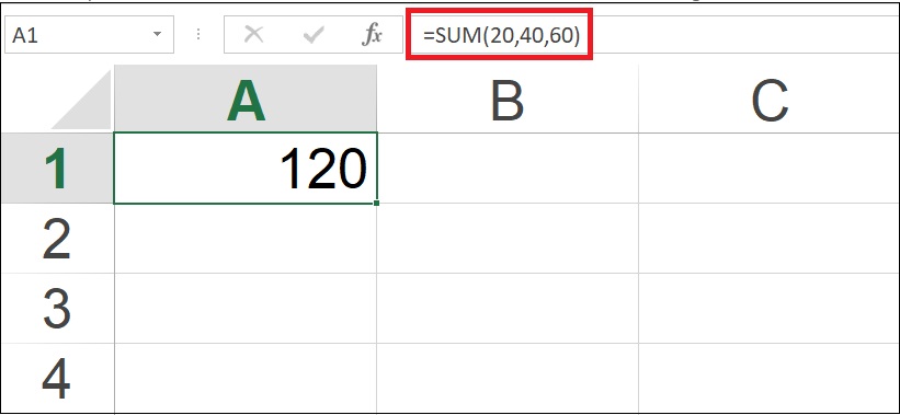 Cách dùng hàm SUM trong Excel để tính tổng