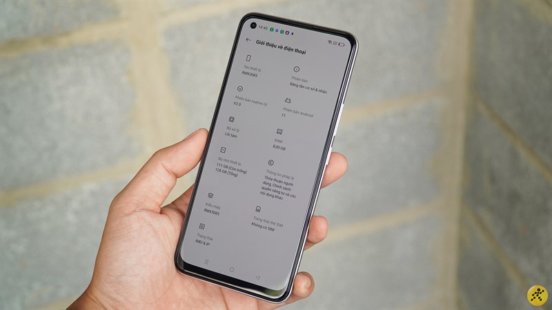 Cấu hình của Realme 8 Cấu hình của Realme 8